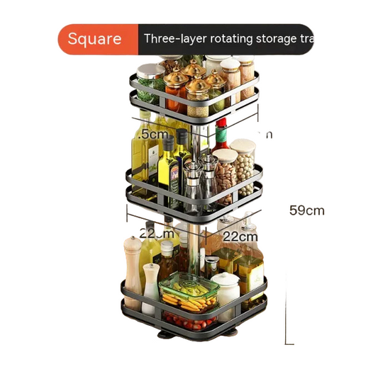 Multifunctional Kitchen Spice Rack