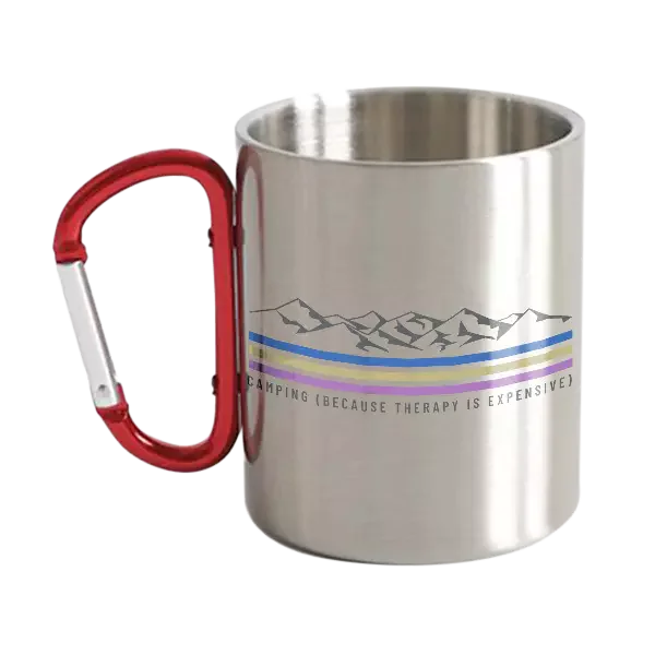 Camping Lines Carabiner Mug 12oz
