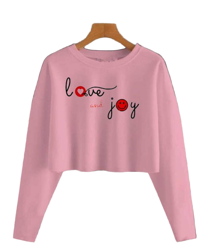 Women Printed Round Neck Cotton Blend Pink T-Shirt